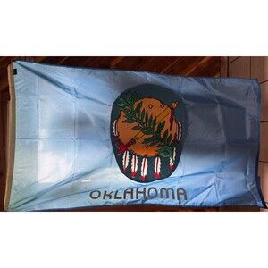 The Flag Store 3x5 Foot Oklahoma State Flag - Oklahoma OK Flags Polyester